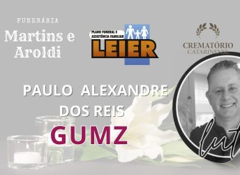 Plano Leier e Funerária Martins e Aroldi informam o falecimento de Paulo Alexandre dos Reis Gumz