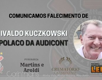 Plano Leier e a Funerária Martins e Aroldi comunicam o falecimento de Ivaldo Kuczkowski