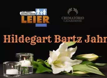 Plano Leier comunica o falecimento de Hildegart Bartz Jahn