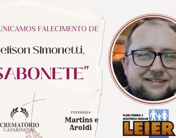 Plano Leier e Funerária Martins e Aroldi informam o falecimento de  Helison Simonetti, “Sabonete”