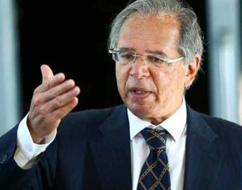 Ex-ministro Paulo Guedes em Jaraguá, em março, para evento empresarial