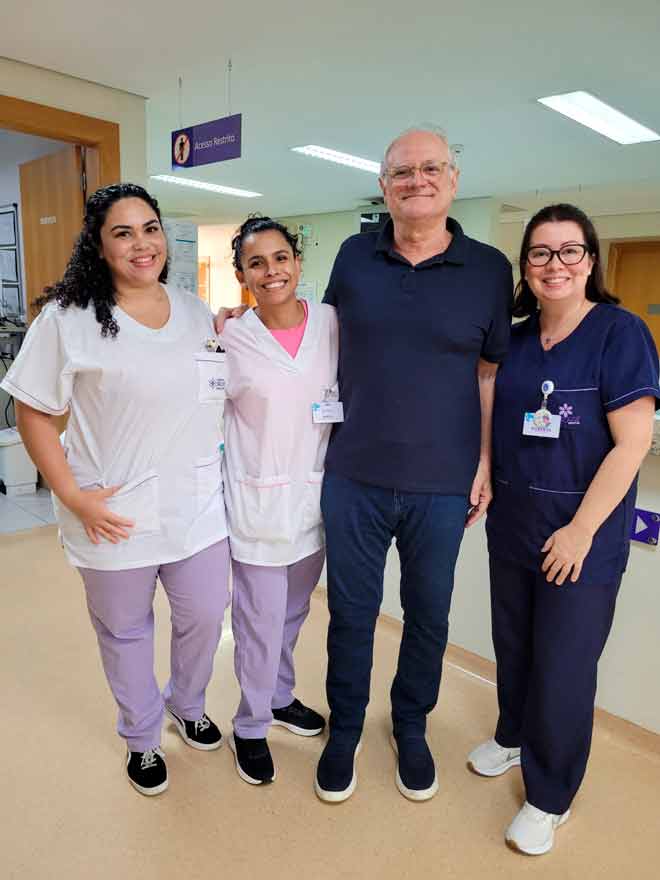 Caropreso recebe alta hospitalar