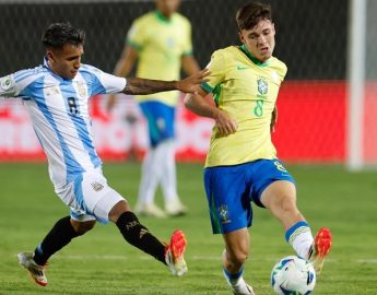 Futebol: Brasil sub-20 é amassado pela Argentina na estreia do Sul-Americano