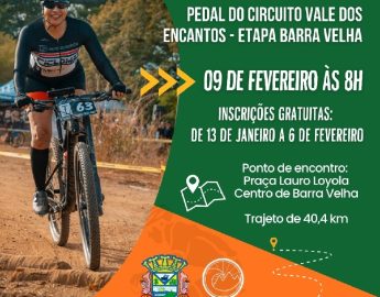 Ciclismo: Barra Velha sediará primeiro Pedal Vale dos Encantos de 2025