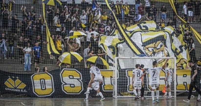 Futsal: Criciúma está confirmado no Campeonato Brasileiro de 2025