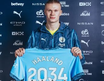 Futebol: Haaland renova contrato com o Manchester City até 2034