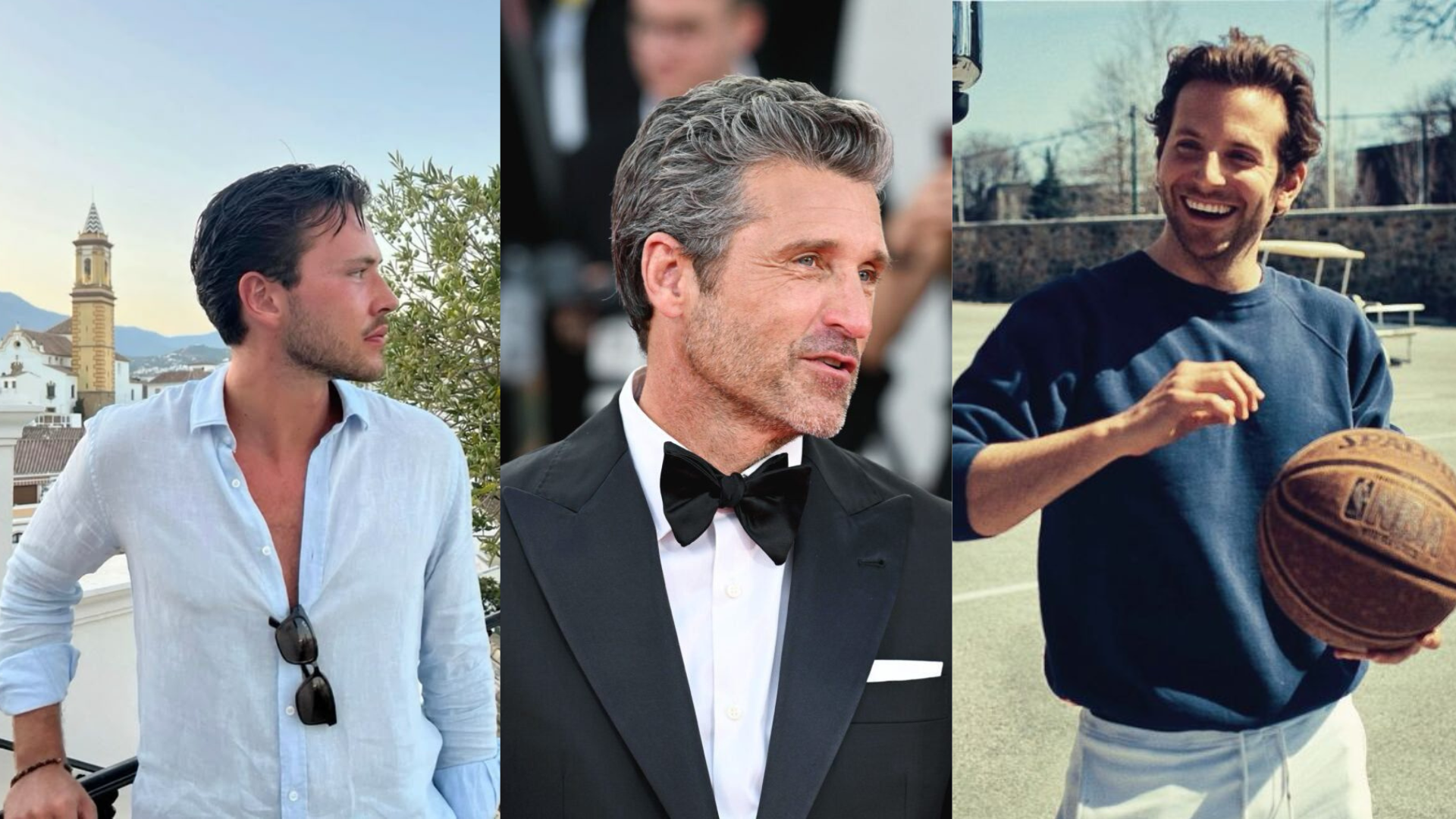 homens de idades diferentes usando corte de cabelo estilo italiano