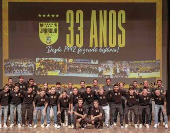 Marcado por emoção e homenagem, Jaraguá Futsal celebra os 33 anos