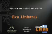 Plano Leier e a Funerária Martins e Aroldi comunicam o falecimento de Eva Linhares