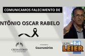 Plano Leier e a Funerária Guaramirim comunicam o falecimento de Antônio Oscar Rabelo