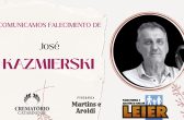 Plano Leier e a Funerária Martins e Aroldi comunicam o falecimento de José Kazmierski