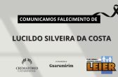 Plano Leier e a Funerária Guaramirim comunicam o falecimento de Lucildo Silveira da Costa