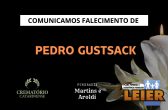 Plano Leier e a Funerária Martins e Aroldi comunicam o falecimento de Pedro Gustsack