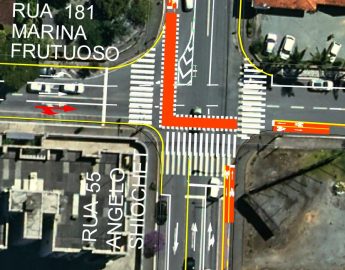 Rua Marina Frutuoso terá alteração no semáforo a partir de quinta-feira