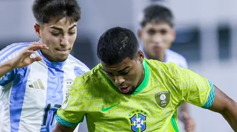 Futebol: Brasil e Argentina empatam no Sul-Americano e título sub-20 fica para domingo (16)