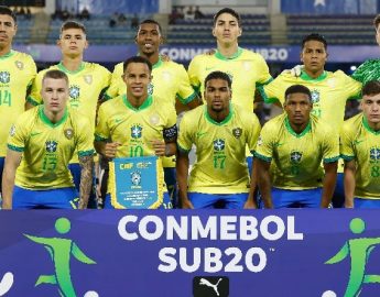 Futebol: Brasil sub-20 disputa rodada final do Sul-Americano neste domingo (16)