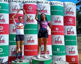 Ciclismo: Dupla de Jaraguá do Sul vai ao pódio na abertura do estadual