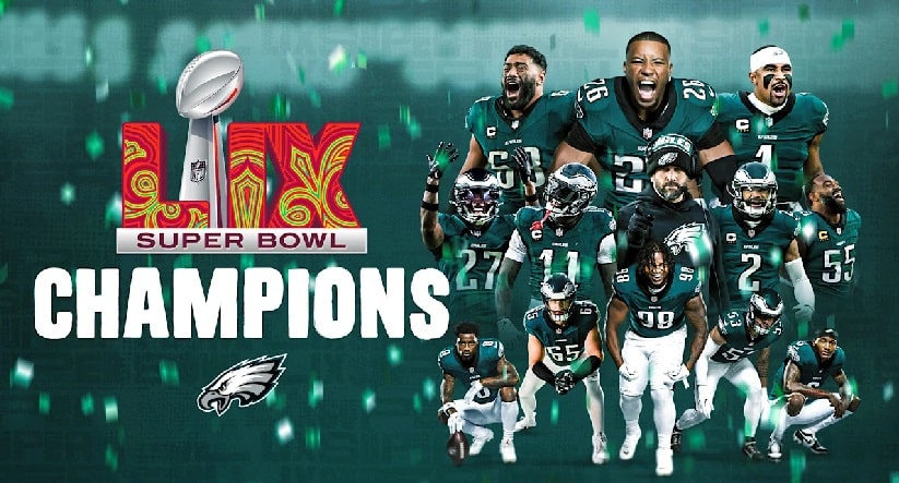 Futebol Americano: Philadelphia Eagles é campeão do Super Bowl LIX