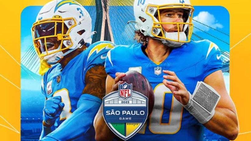 Futebol Americano: NFL confirma mais um jogo em São Paulo com Chargers em 2025