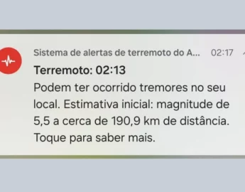 Alerta de terremoto assusta moradores de São Paulo e Rio de Janeiro