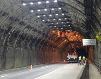 Túnel do Morro do Boi na BR-101 será bloqueado à noite