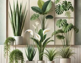 6 plantas que filtram toxinas do ar