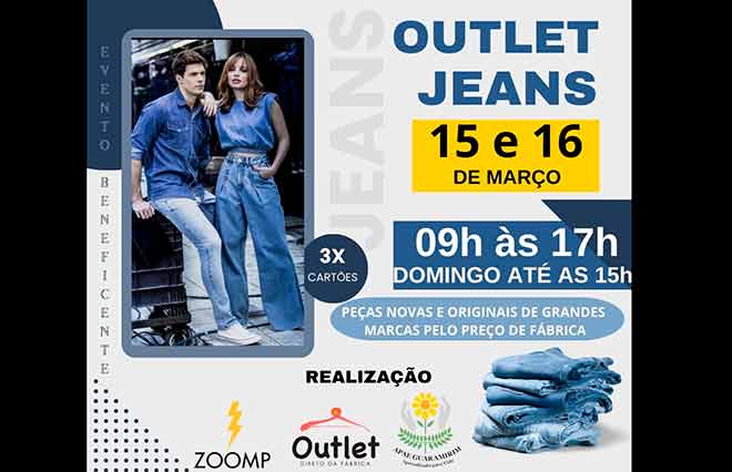 Apae realiza o Outlet Jeans