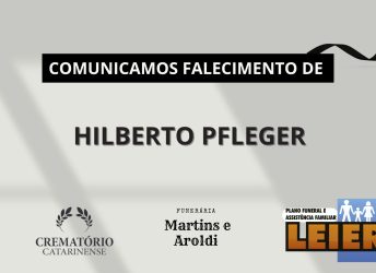 Plano Leier comunica o falecimento de Hilberto Pfleger