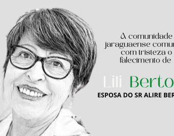 Comunicamos o falecimento de Lili Bertoldi (Esposa de Alire Bertoldi)