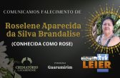 Plano Leier comunica o falecimento de Roselene Aparecida da Silva Brandalise