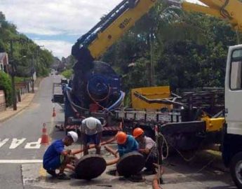 Samae realiza manutenção nas bombas elevatórias de esgoto