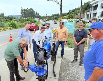 Jaraguá do Sul inicia fornecimento de água para bairro de Guaramirim