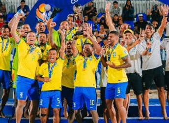 Futebol de Areia: Brasil é tetracampeão da Copa América