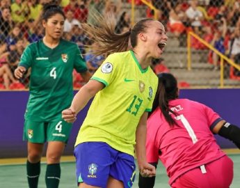 Futsal: Brasil vence a Bolívia em primeira partida da Copa América Feminina