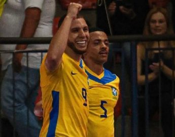 Futsal: Brasil atropela Groenlândia em primeira partida do Torneio Intercontinental