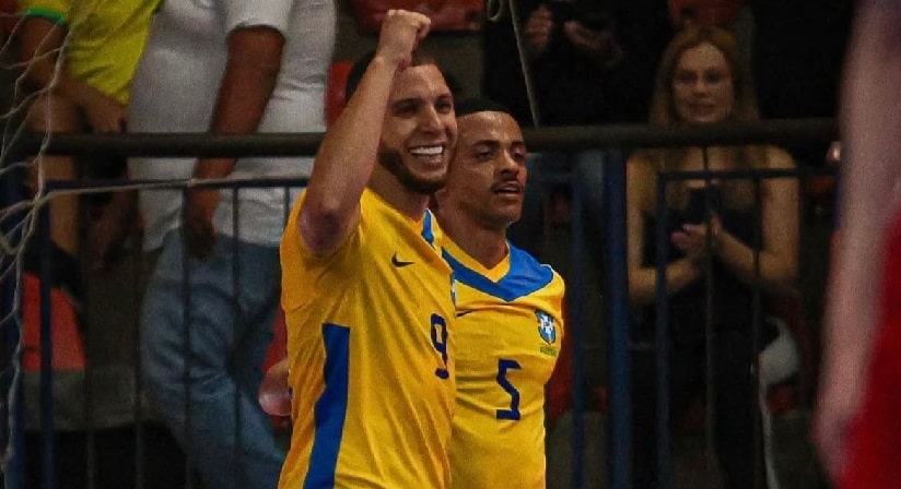 Futsal: Brasil atropela Groenlândia em primeira partida do Torneio Intercontinental