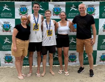 Vôlei de Praia: Equipes de Guaramirim são premiadas na primeira etapa