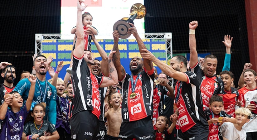 Futsal: JEC derrota o Atlântico na prorrogação e se sagra bicampeão da Supercopa