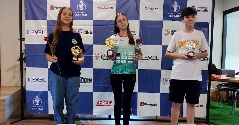 Xadrez: Jaraguá do Sul fatura sete medalhas em Circuito Rápido de Joinville